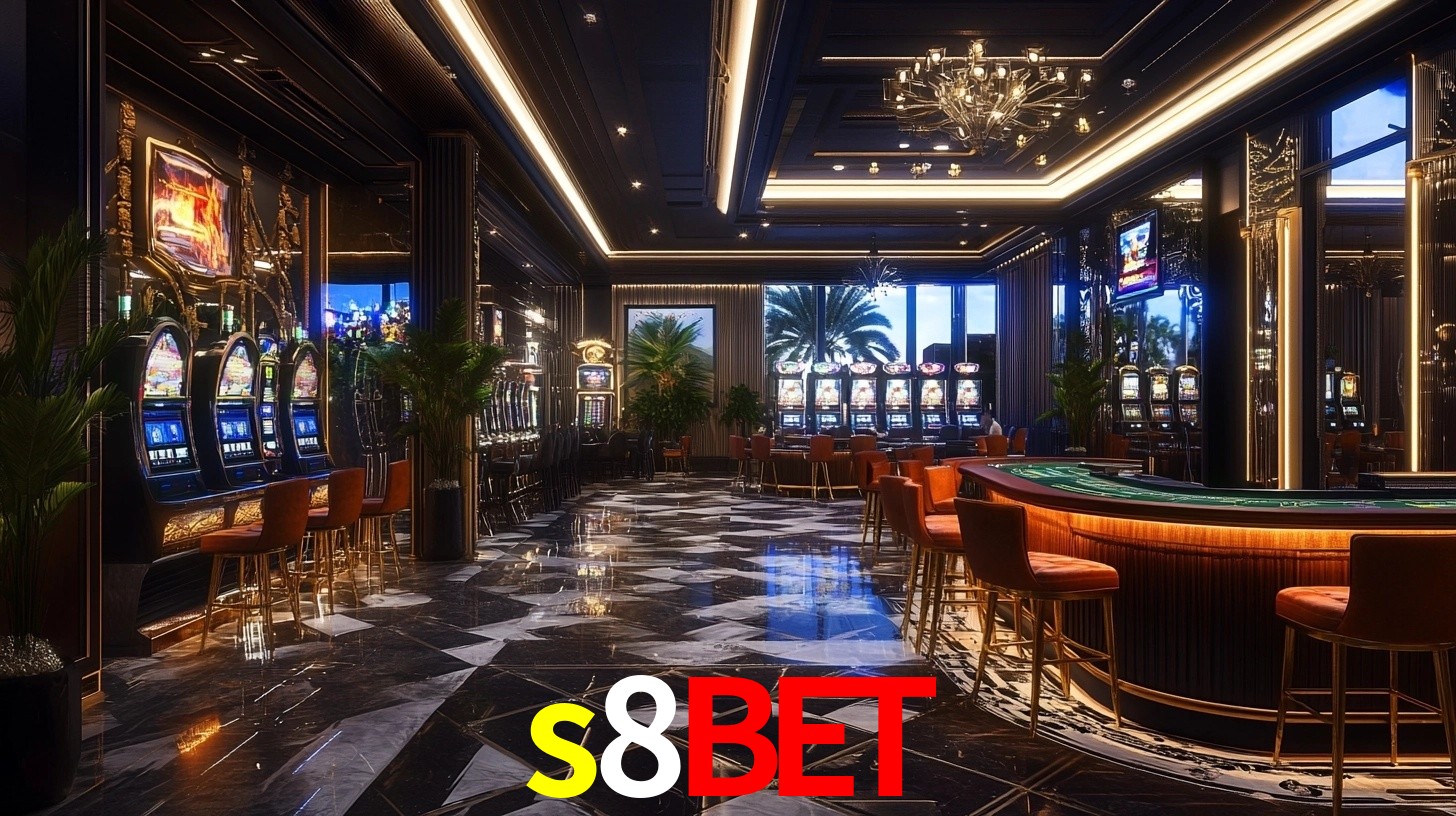 s8bet Logo - Bônus com Rollover Justo